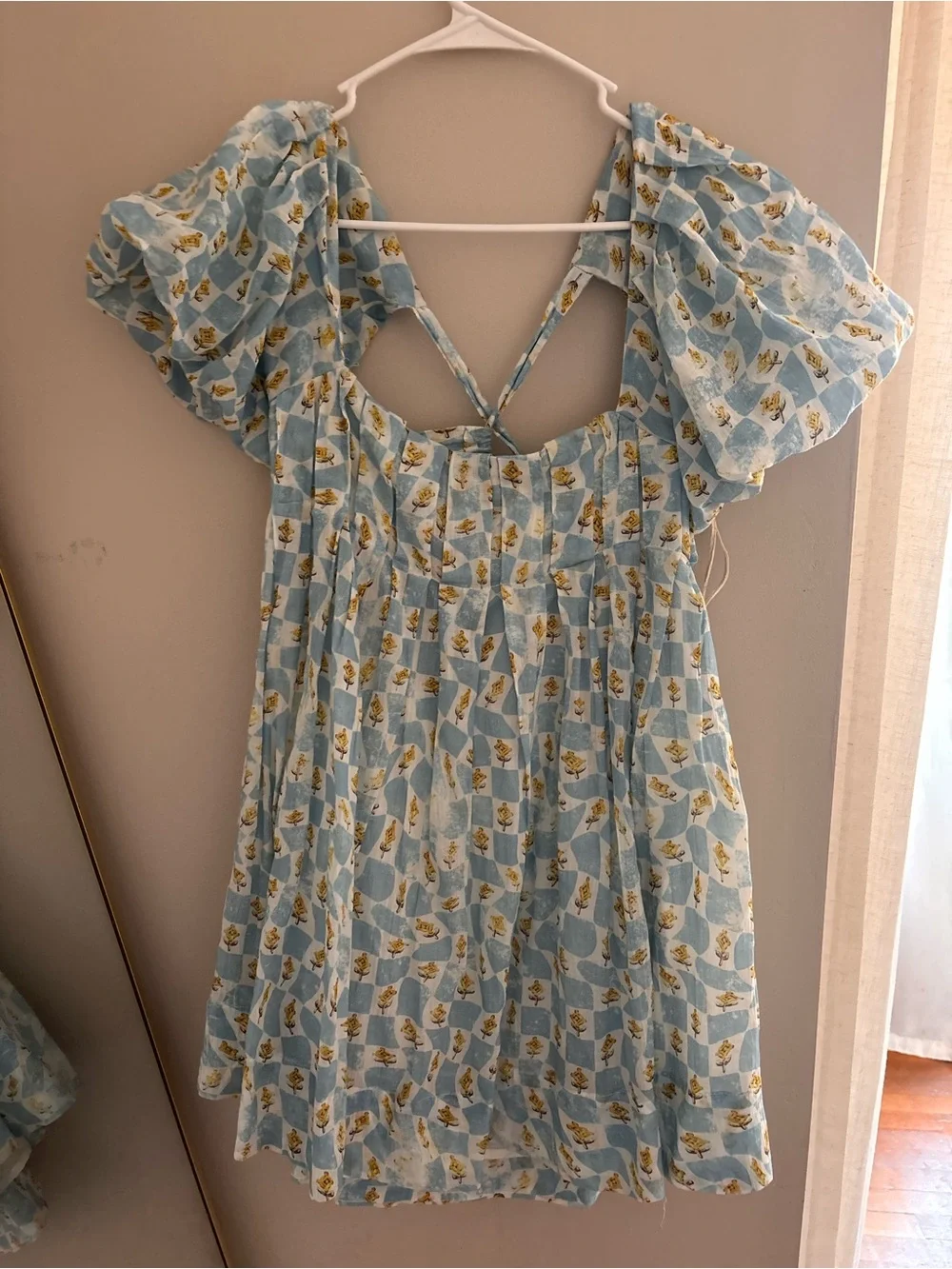 Free people | cotton, floral puff sleeve sundress